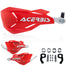 Acerbis X-Factory Handguards - Red White