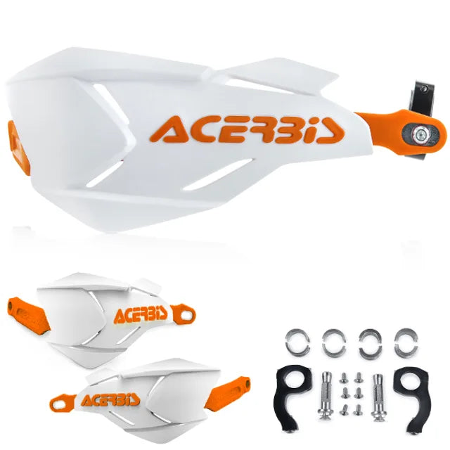 Acerbis X-Factory Handguards - White Orange