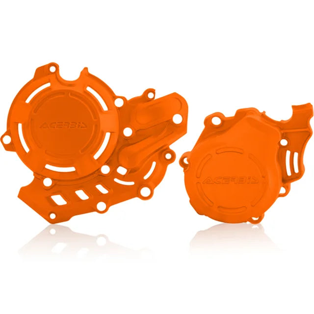Acerbis X-Power Engine Cover Kit Orange - KTM