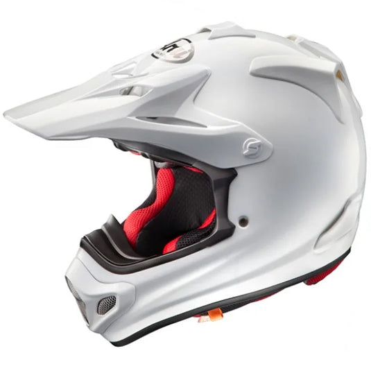 Arai MX-V Plain White Motocross Helmet