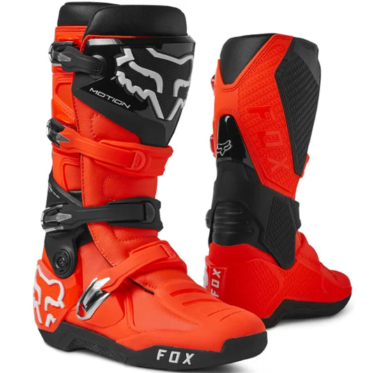 FOX Racing Fluo Orange Motion Motocross Boots