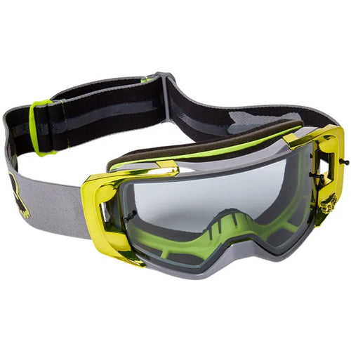 FOX Vue Stray Flou Yellow Motocross Goggles