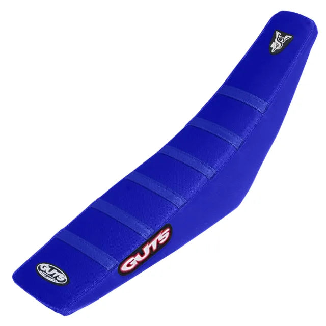 GUTS Blue Ribbed Seat Cover - Yamaha