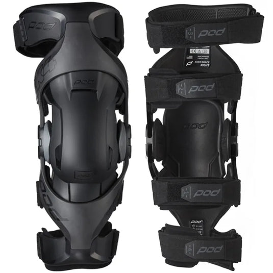 POD K4 2.0 Black Knee Braces - Pair