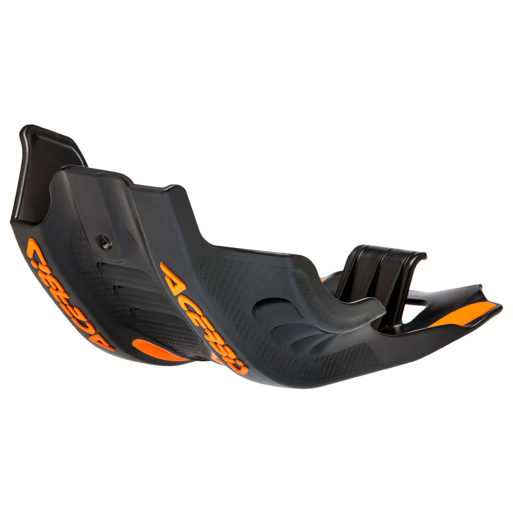 Acerbis Skid Plate Black/Orange - KTM EXC-F