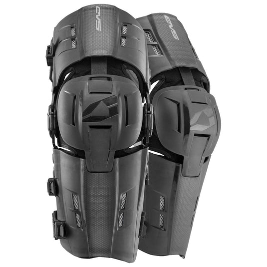 EVS RS9 Black Knee Braces - Pair
