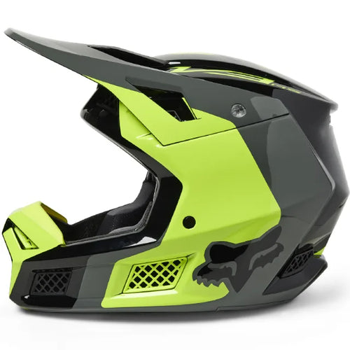 FOX Racing MX23 V3 RS Efekt Fluo Yellow Motocross Helmet