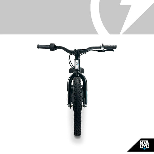 Stacyc 16E-Drive 4Ah Electric Balance Bike – Black/Blue