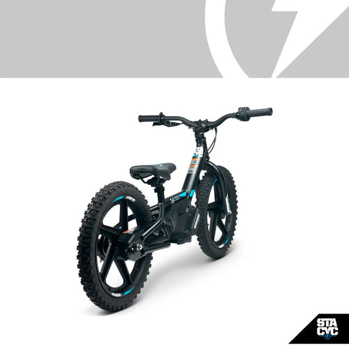 Stacyc 16E-Drive 4Ah Electric Balance Bike – Black/Blue