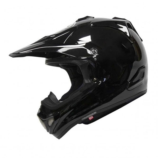 Arai MX-V EVO Plain Gloss Black Motocross Helmet