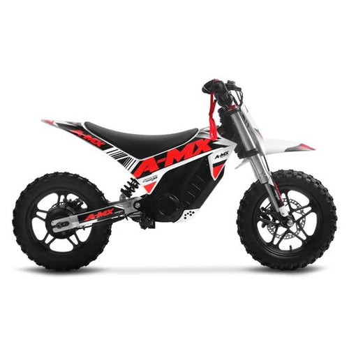 Amped A‑MX 10" Electric Dirt Bike - White