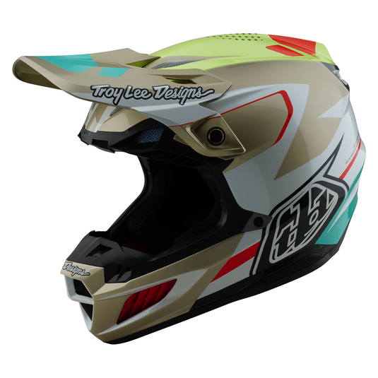 Troy Lee Designs SE5 Composite Optic White Motocross Helmet