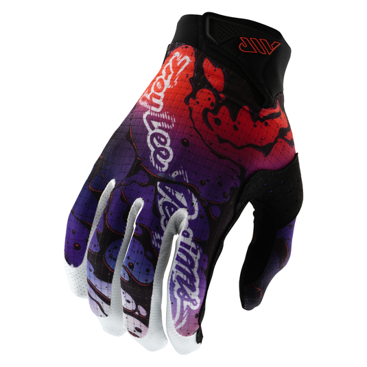 Troy Lee Designs Air Drip Black Purple Motocross Gloves