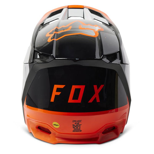 FOX Racing MX23 V2 Vizen Fuo Orange Motocross Helmet