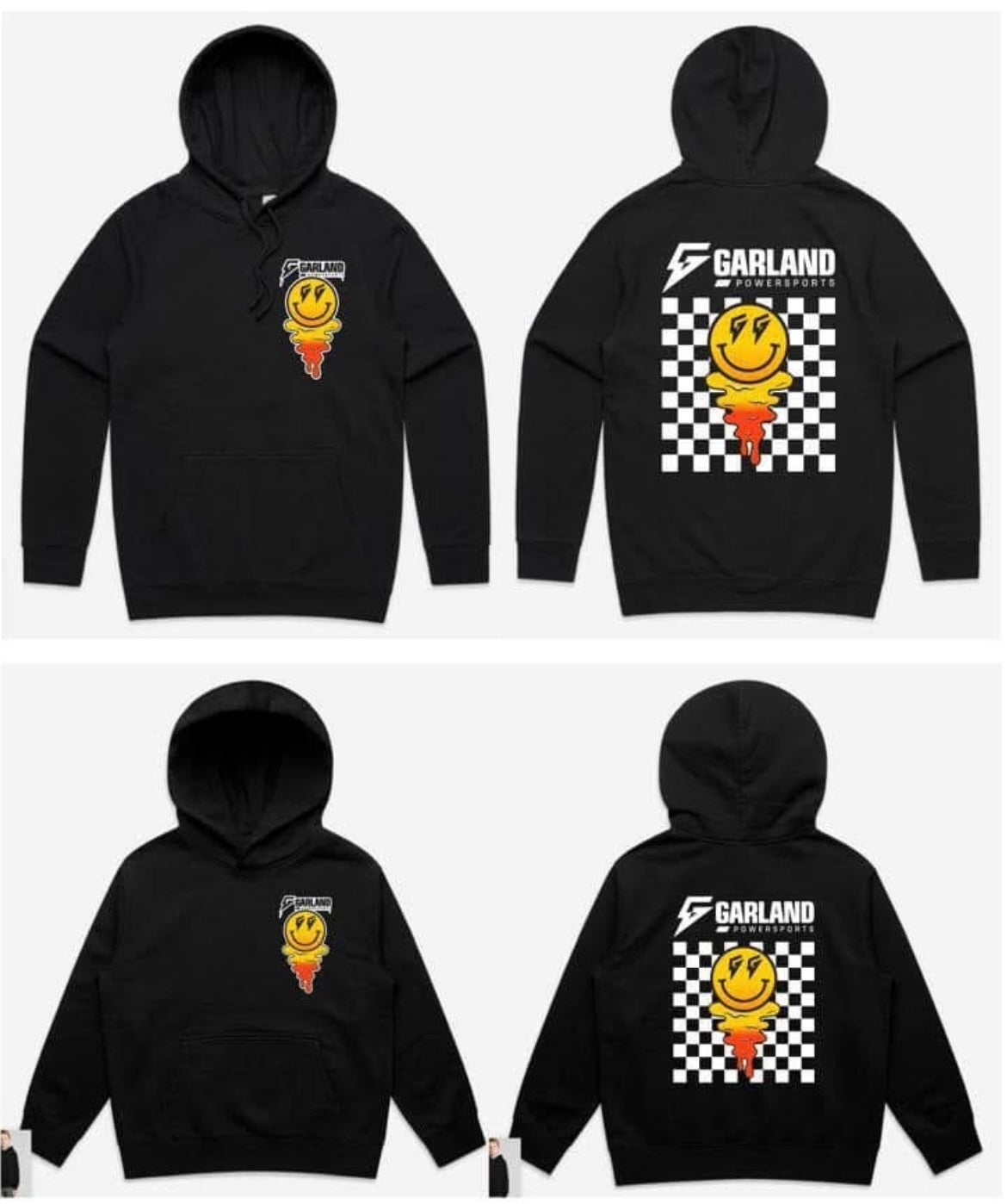 Garland Powersports MOTO SMILE PO Hoodie