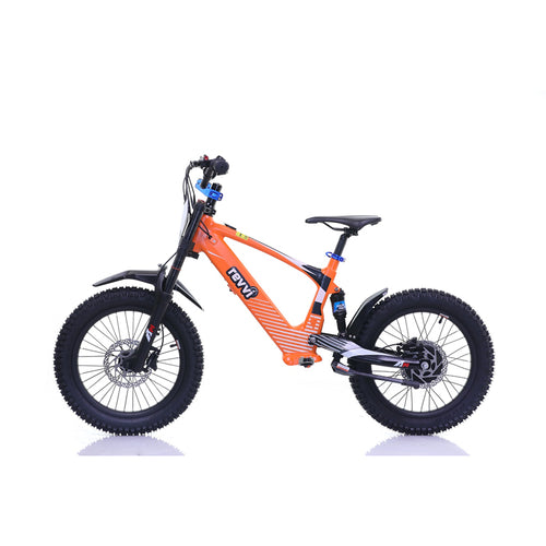 Revvi 18 Electric Bike + Riding Gear Bundle - Orange