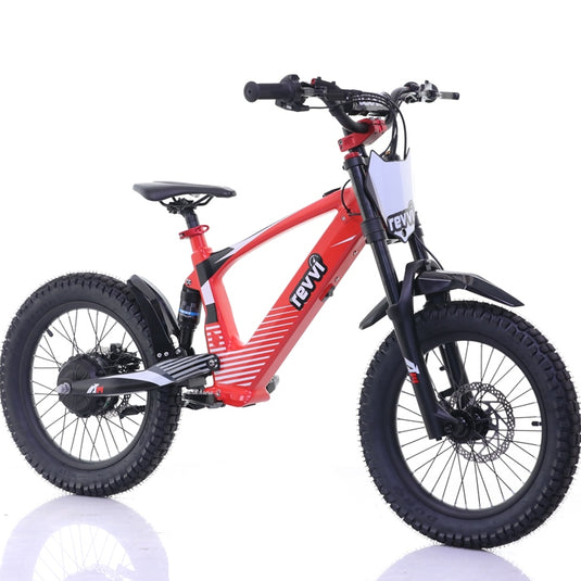 Revvi 18" 500W Electric Bike - Red