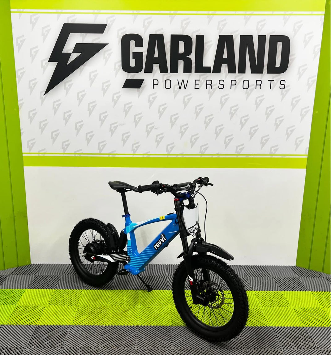 Revvi 18" Electric Bike - Blue