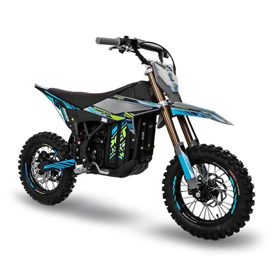 Amped MX 12/12 3.0kw Electric Bike - Grey/Blue