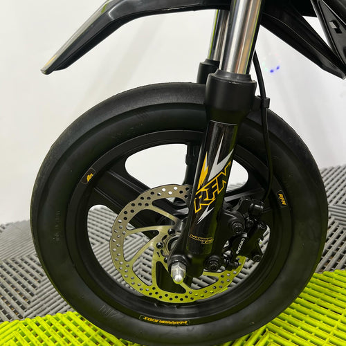 RFN Warrior SX-E700 R SM Edition 700W Electric Bike - Black Gold