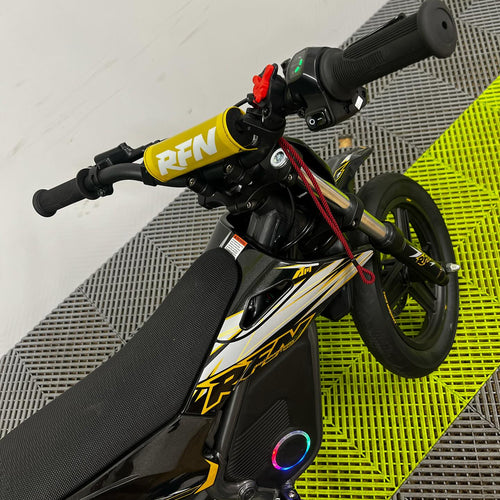 RFN Warrior SX-E700 R SM Edition 700W Electric Bike - Black Gold