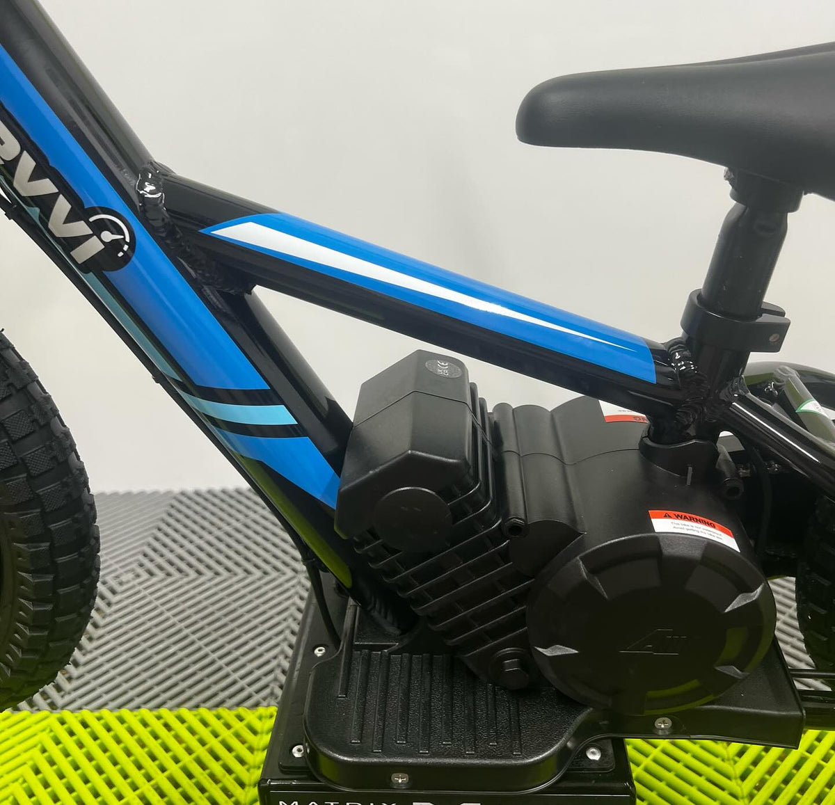 Revvi 12 Electric Bike, Stabilisers & Helmet Bundle – Blue