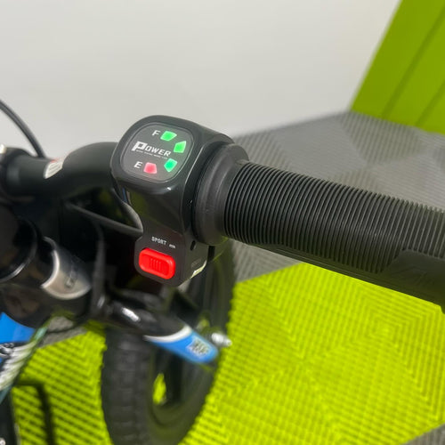 Revvi 12" 100W Electric Balance Bike - Blue