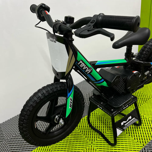 Revvi 12" 100W Electric Balance Bike - Green