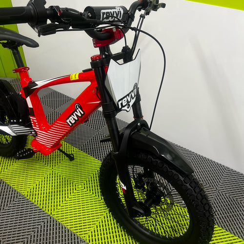 Revvi 18" 500W Electric Bike - Red