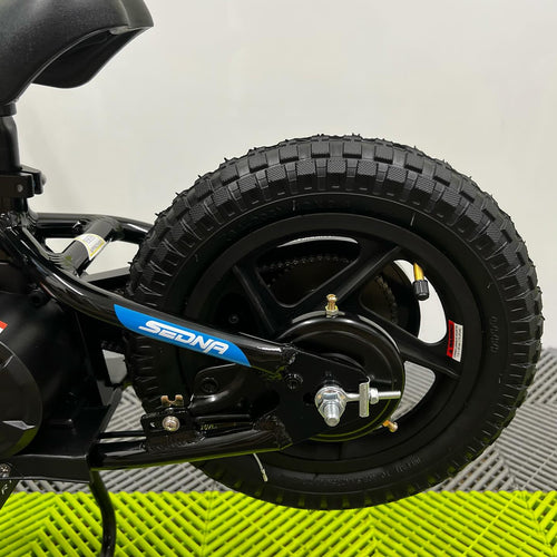 Revvi 12" 100W Electric Balance Bike - Green