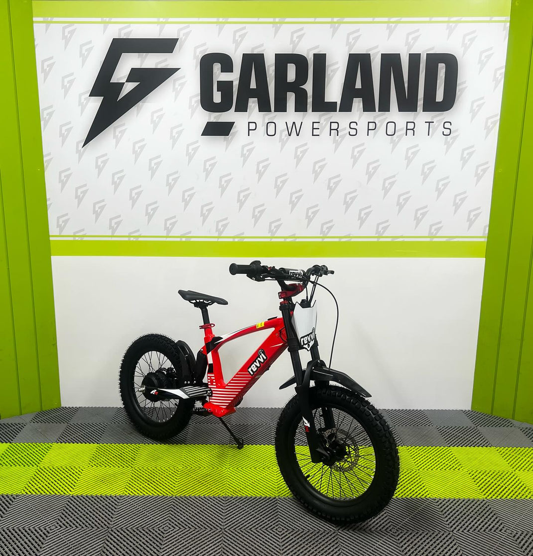 Revvi 18" Electric Bike - Red