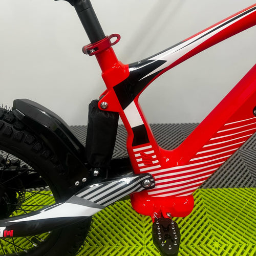 Revvi 18" 500W Electric Bike - Red