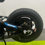 Revvi 12" Electric Bike & Riding Gear Bundle - Blue