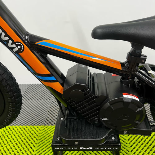 Revvi 12" 100W Electric Balance Bike - Orange