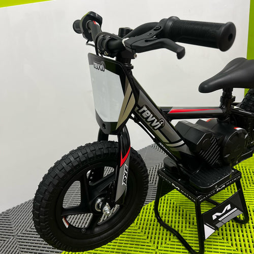 Revvi 12" 100W Electric Balance Bike - Black