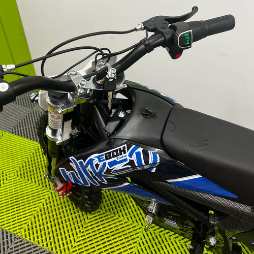 EBOX Wired 550W Electric Bike - Blue