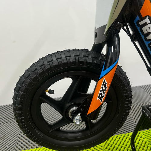 Revvi 12" 100W Electric Balance Bike - Orange