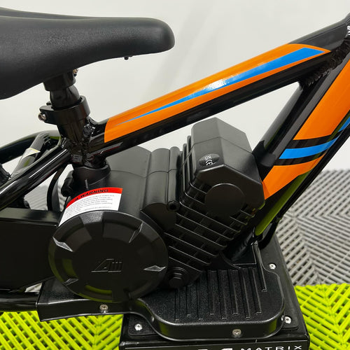 Revvi 12" 100W Electric Balance Bike - Orange