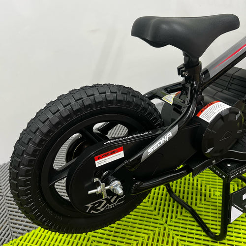 Revvi 12" 100W Electric Balance Bike - Black