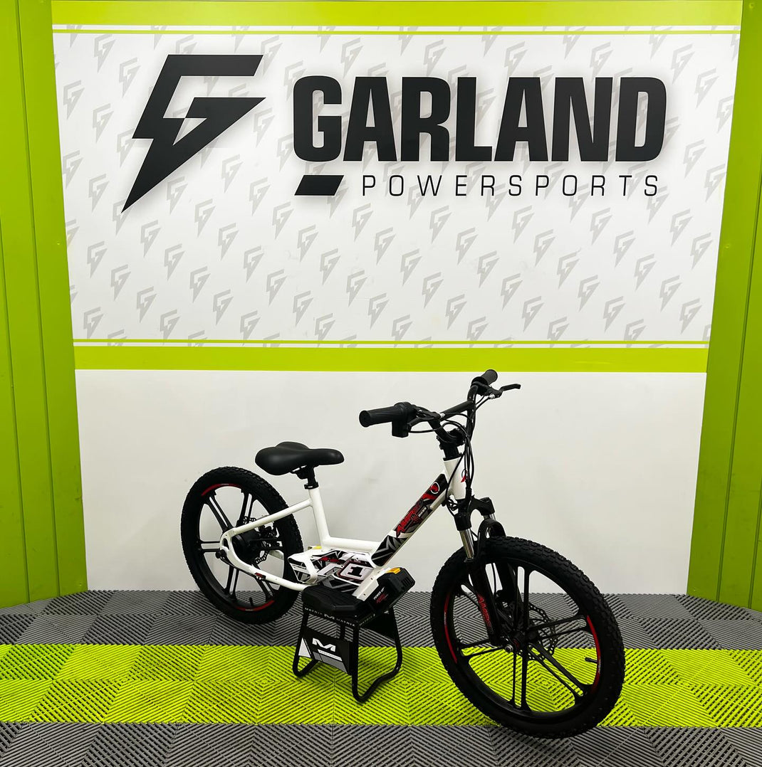 Amped A20 Electric Balance Bike - White