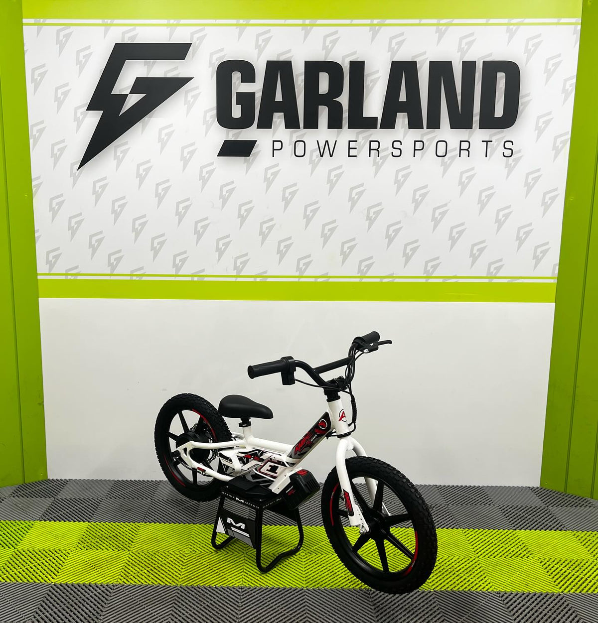 Amped A16 Electric Balance Bike - White