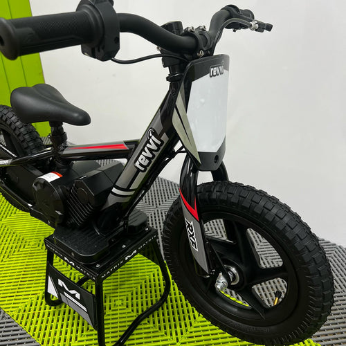 Revvi 12" 100W Electric Balance Bike - Black