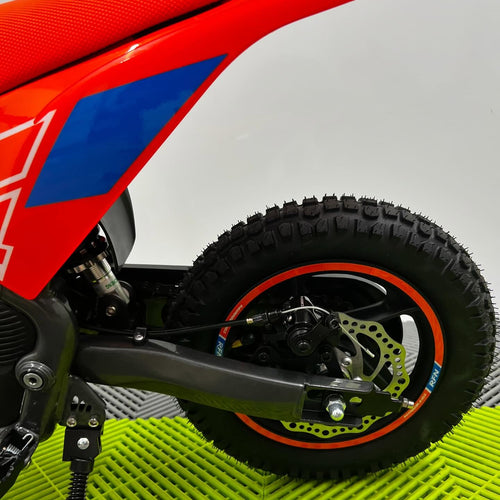 RFN Warrior SX-E400 400W Electric Bike - Orange Blue