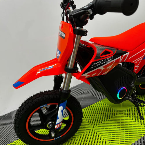 RFN Warrior SX-E400 400W Electric Bike - Orange Blue