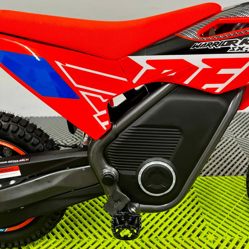 RFN Warrior SX-E400 400W Electric Bike - Orange Blue