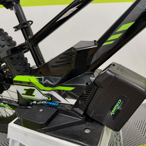 Amped A20 Pro 800W Electric Balance Bike - Black