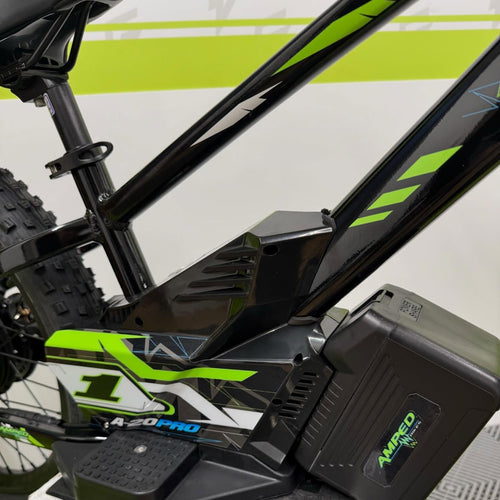 Amped A20 Pro 800W Electric Balance Bike - Black