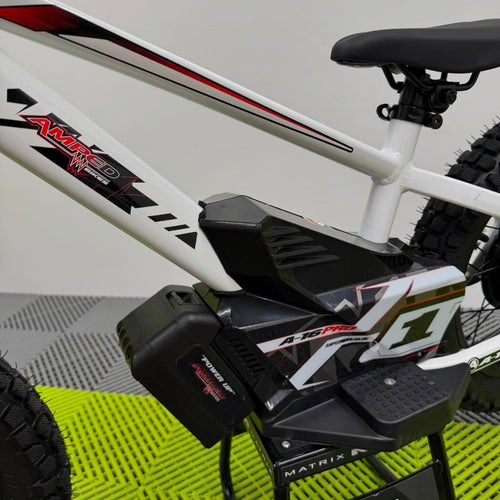 Amped A16 Pro 400W Electric Balance Bike - White