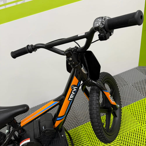 Revvi 16" 250W Electric Balance Bike - Orange