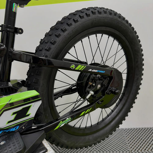 Amped A20 Pro Electric Bike + Riding Gear Bundle - Black